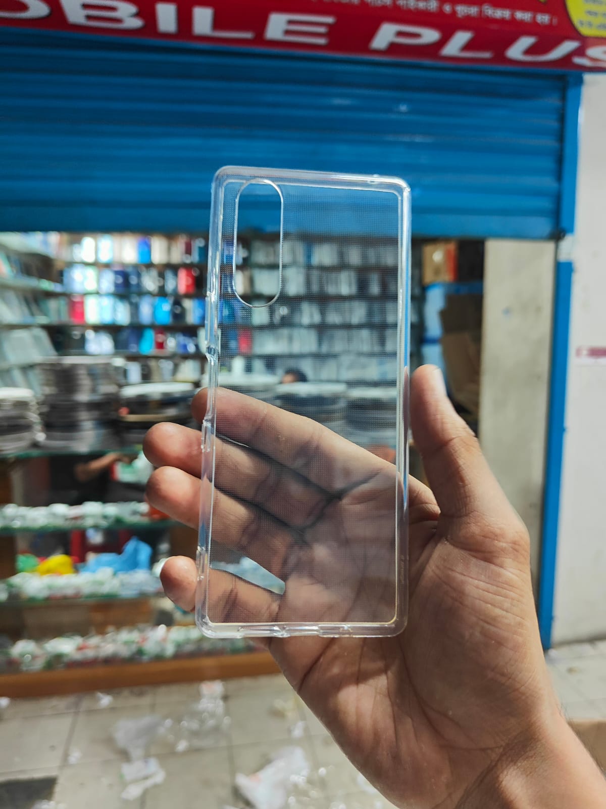 Picture of for sony xperia 5 soft clear transparent  back cover