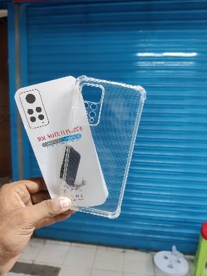 Picture of transparent back cover for redmi note 11 pro 4g / note 11 po plus 5g