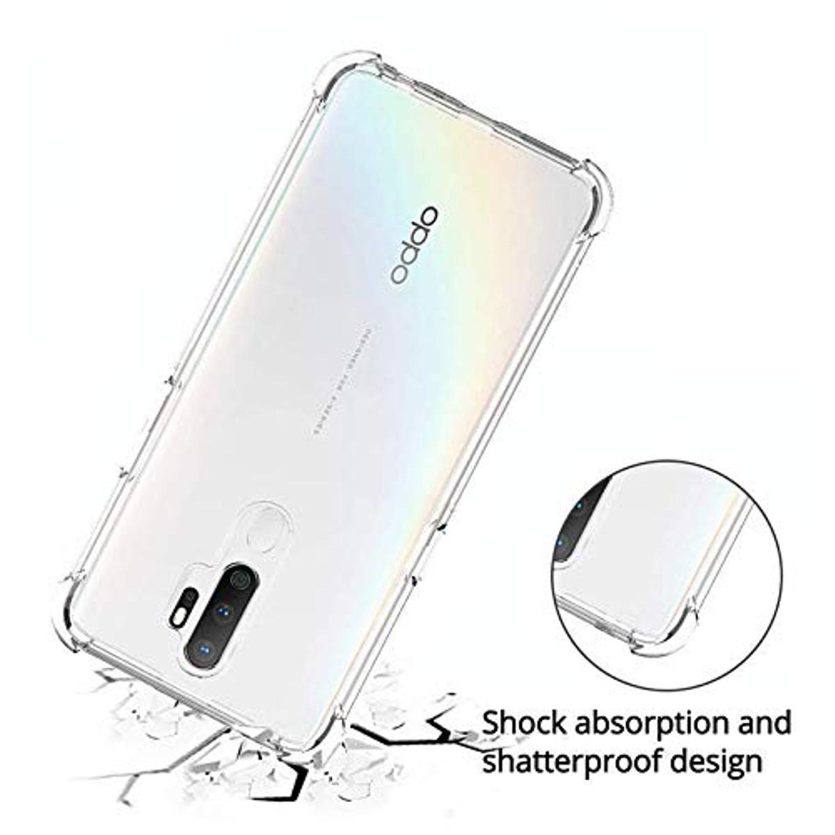 Picture of OPPO A5 2020 / OPPO A9 2020 ShockProof AirBag Anti-Burst Scratch Proof Transparent TPU Mobile Back Case