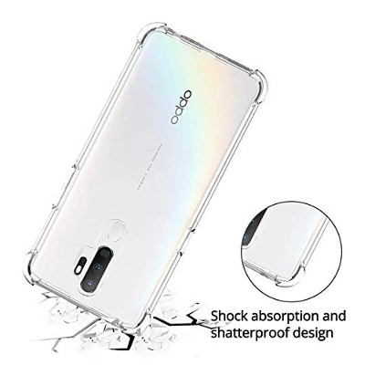 Picture of OPPO A5 2020 / OPPO A9 2020 ShockProof AirBag Anti-Burst Scratch Proof Transparent TPU Mobile Back Case