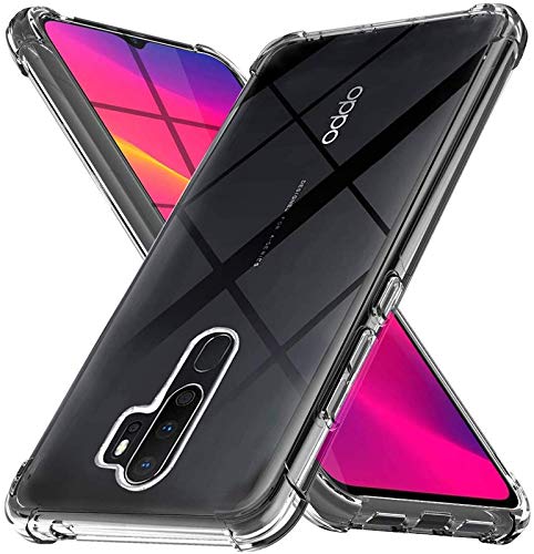 Picture of OPPO A5 2020 / OPPO A9 2020 ShockProof AirBag Anti-Burst Scratch Proof Transparent TPU Mobile Back Case
