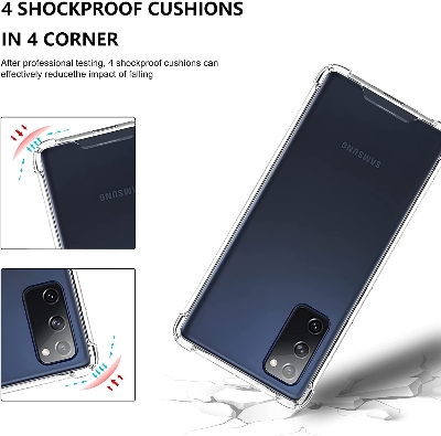 Picture of Samsung Galaxy S20 FE 5G Transparent Bumper Back Cover