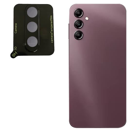 Picture of Samsung Galaxy A14 5G Back 9H Full Camera Lens Protector Rear 9H 3D Camera Lens Protector,Upgraded HD,Clear Scratch Resistant [With Photo Friendly Flash Cut]