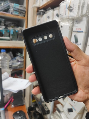Picture of Biruiqu For Samsung Galaxy S10 4G S10 4g Case Liquid Silicone Soft Rubber Shockproof Cover