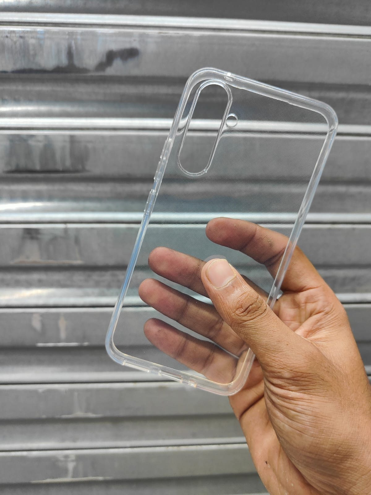 Picture of transparent back cover for samsung galaxy a54 5g