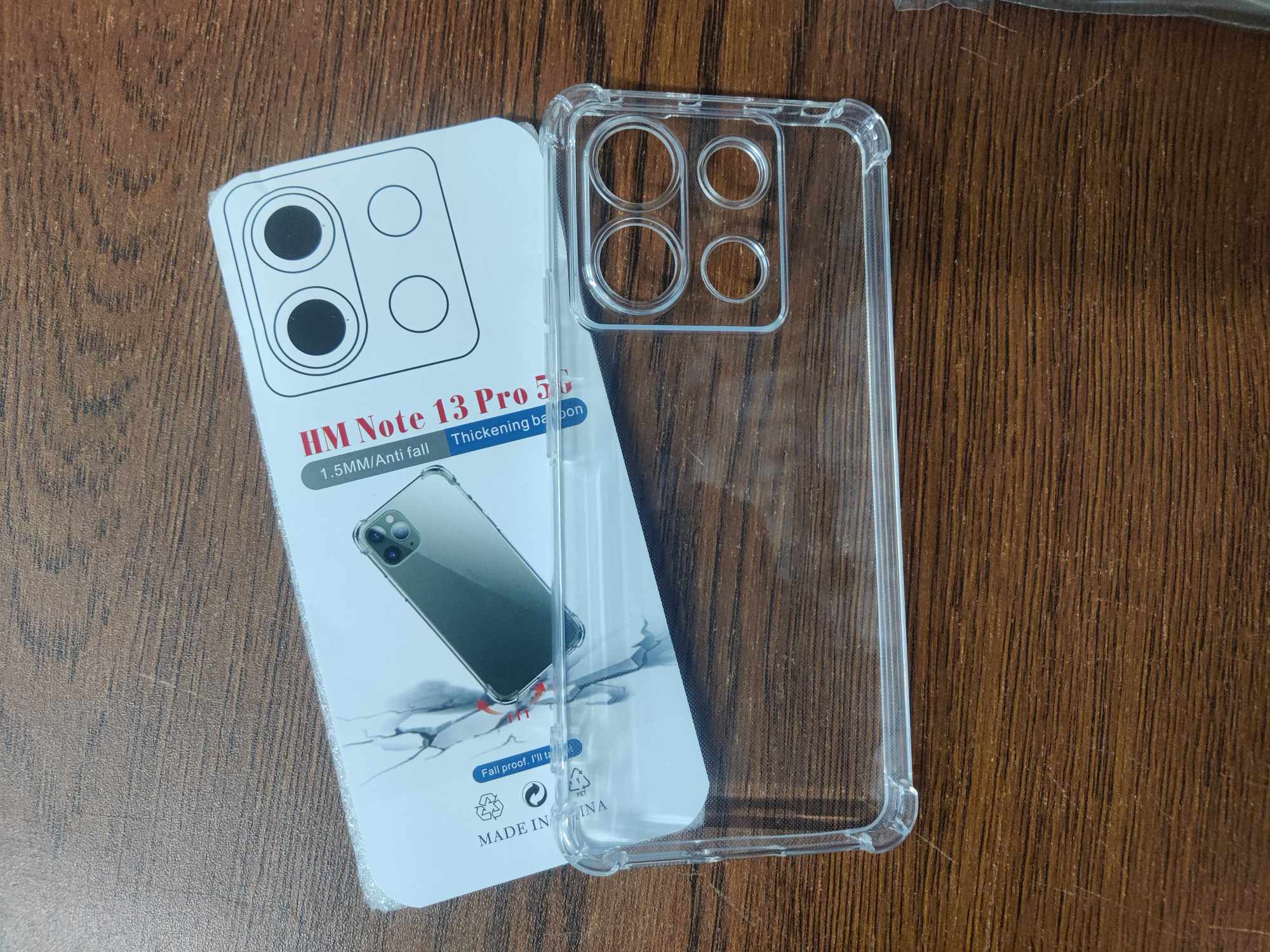 Picture of FOR REDMI NOTE 13 PRO 5G SOFT CLEAR TRANSPARENT BACK COVER