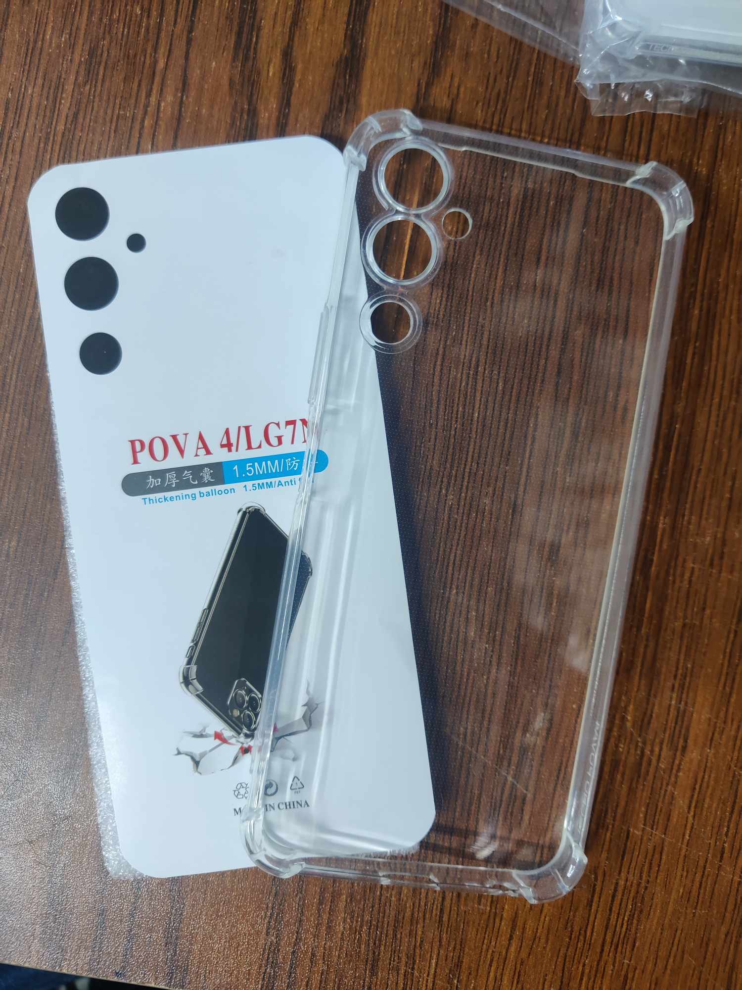 Picture of for tecno pova 4 soft clear transparent back cover