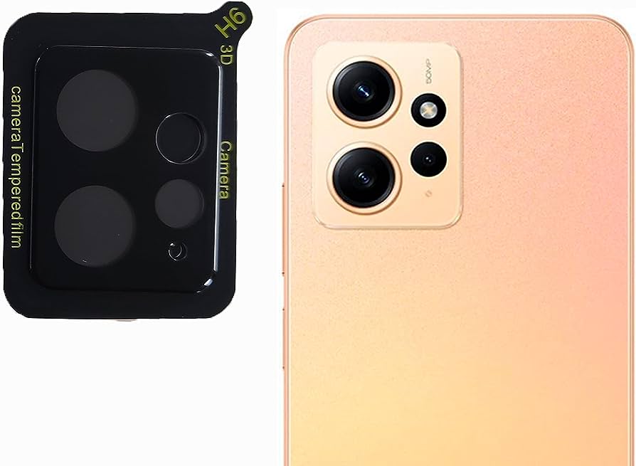 Picture of For redmi note 12 4g Shield Latest Generation Curvy Border Glass Membrane HD Tempered Glass Camera Full Lens ProtectOri