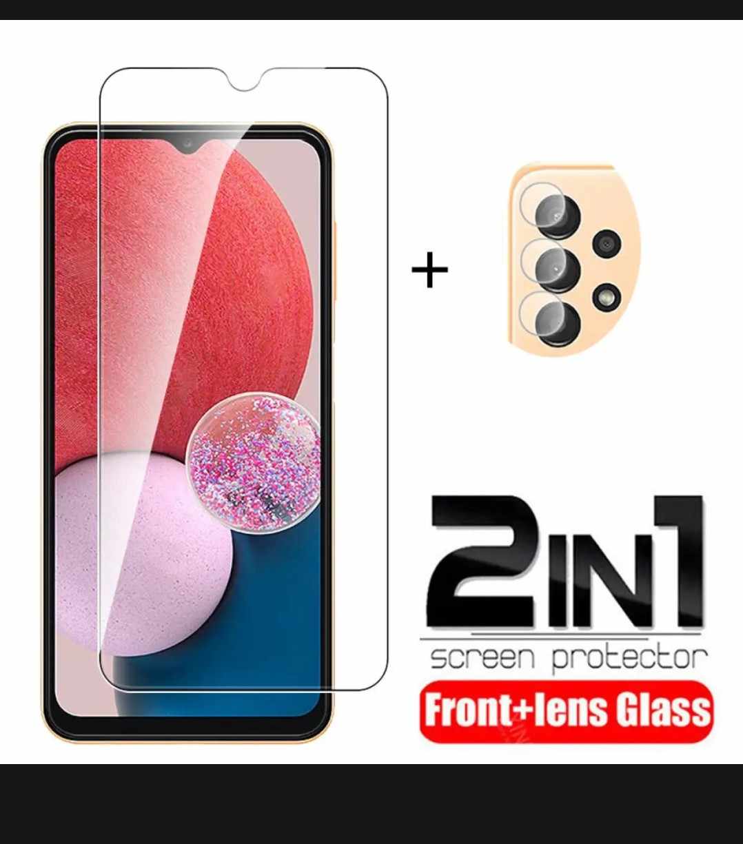 Picture of FOR SAMSUNG GALAXY A23 / F23 /F13 /A13 4G 2IN1 COMBO PACK CAMERA LENS SCREEN PROTECTOR