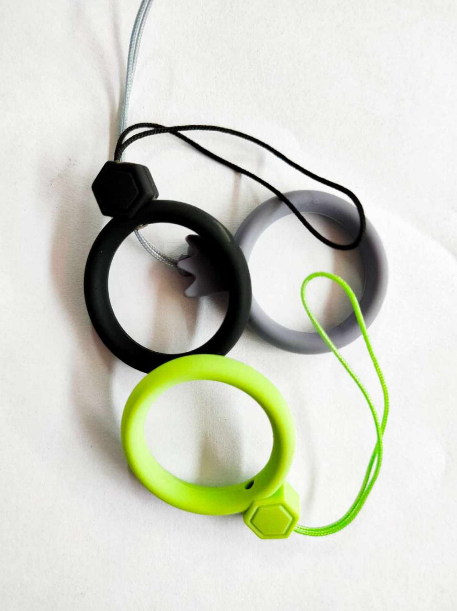 Picture of New Design Silicone Phone Strap Ring Cell Phone Lanyard Detachable Ring Holder for Cell Phone