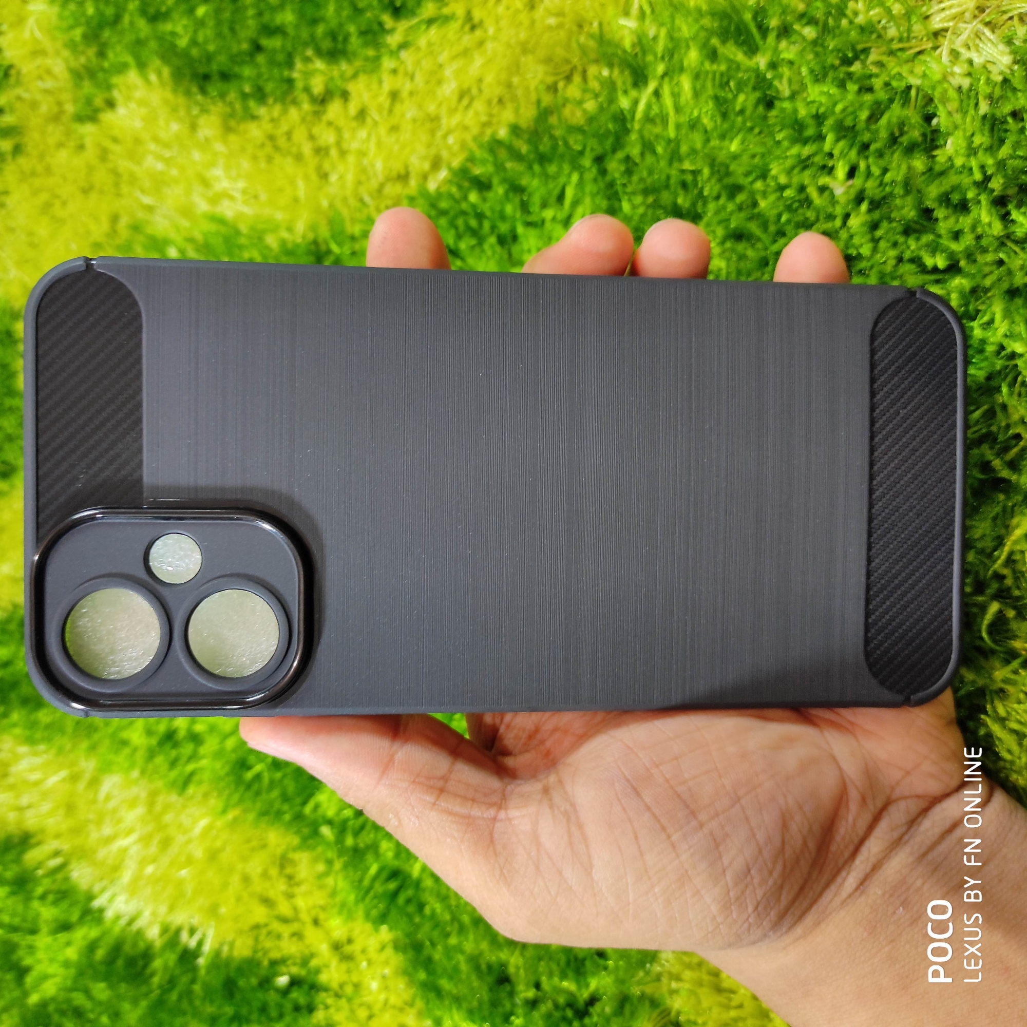 Picture of For Walton Orbit Y21 Silicone Back Cover With Carbon Fiber Texture Orbity21 Primo y 21 21back Part