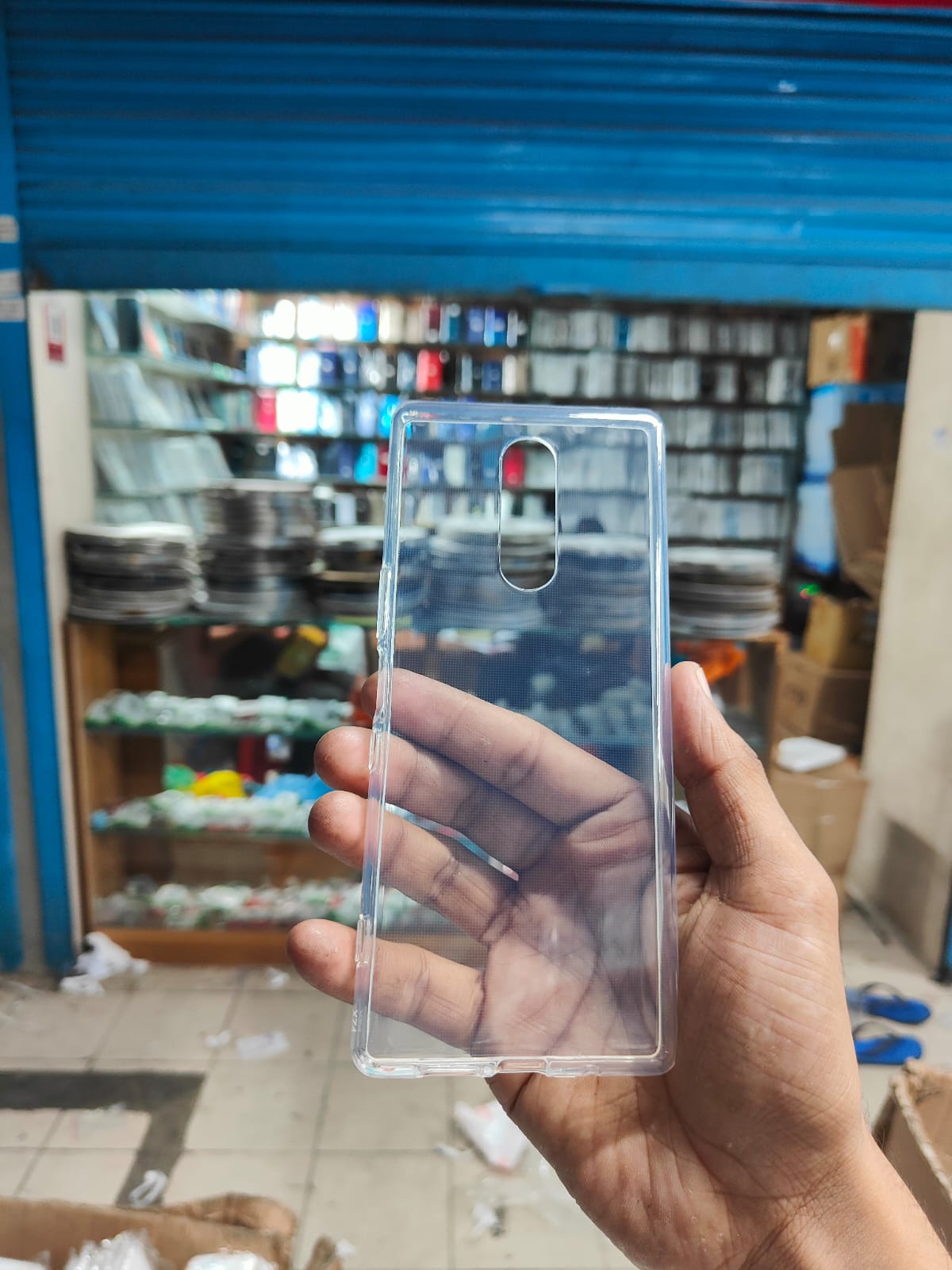 Picture of for sony xperia 1 soft clear transparent  back cover