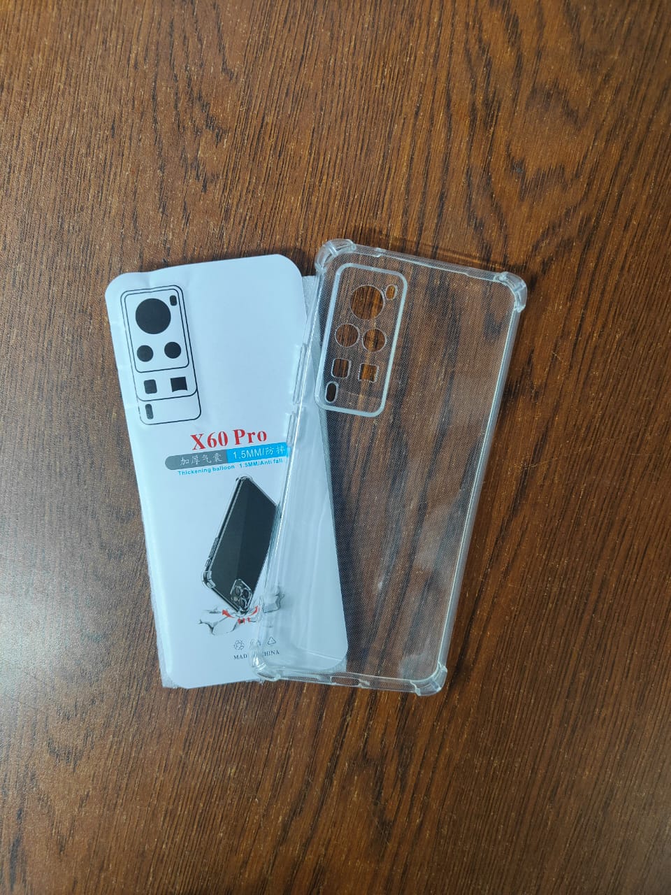 Picture of For Vivo X60 Pro Transparent Clear Silicon Tup Back Cover Phone Cases phone cover Pani Cover