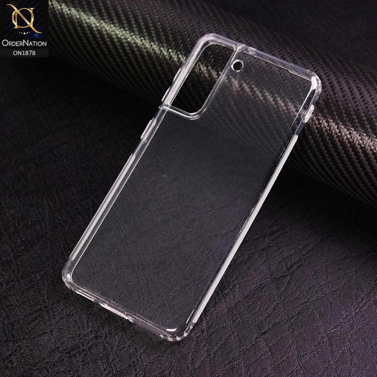 Picture of Samsung Galaxy S21 FE 5G Premium Silicone Case Crystal Clear Soft TPU Ultra-Thin Transparent Flexible Protective Mobile Phone Back Cover - Phone Back Cover