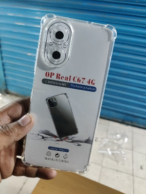 Picture of for realme c67 4g Premium Silicone Case Crystal Clear Soft TPU Ultra-Thin Transparent Flexible Protective Mobile Phone Back Cover
