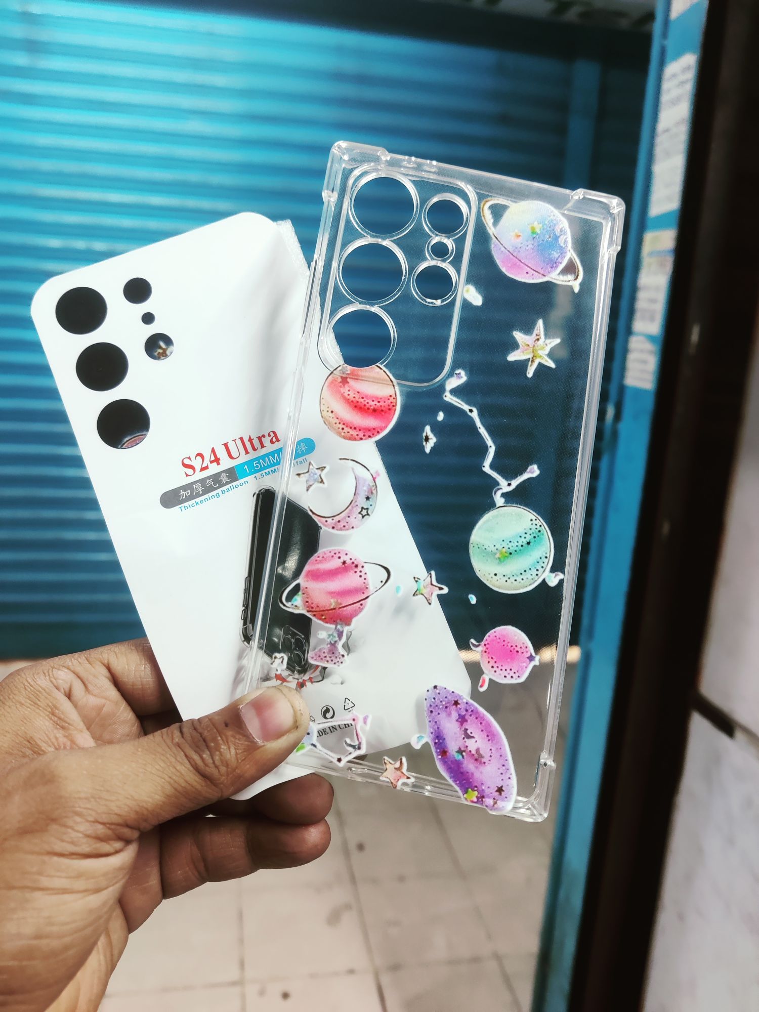 Picture of For S22 Ultra Glitter Star Clear Silicone Case Cover Protective Full Protection Phone Case