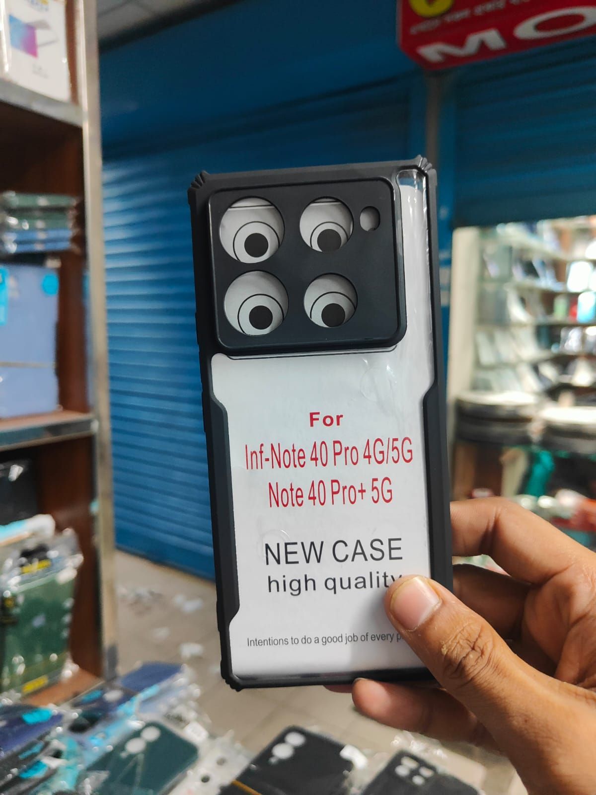 Picture of for Infinix Note 40 Pro 4G/5G Infinix Note 40 Pro Plus 5G Clear Case Shockproof Transparent Hard Phone Back Cover