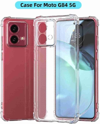 Picture of For Motorola Moto G84 5G Case,Clear Silicone Shockproof Gel Phone Cover