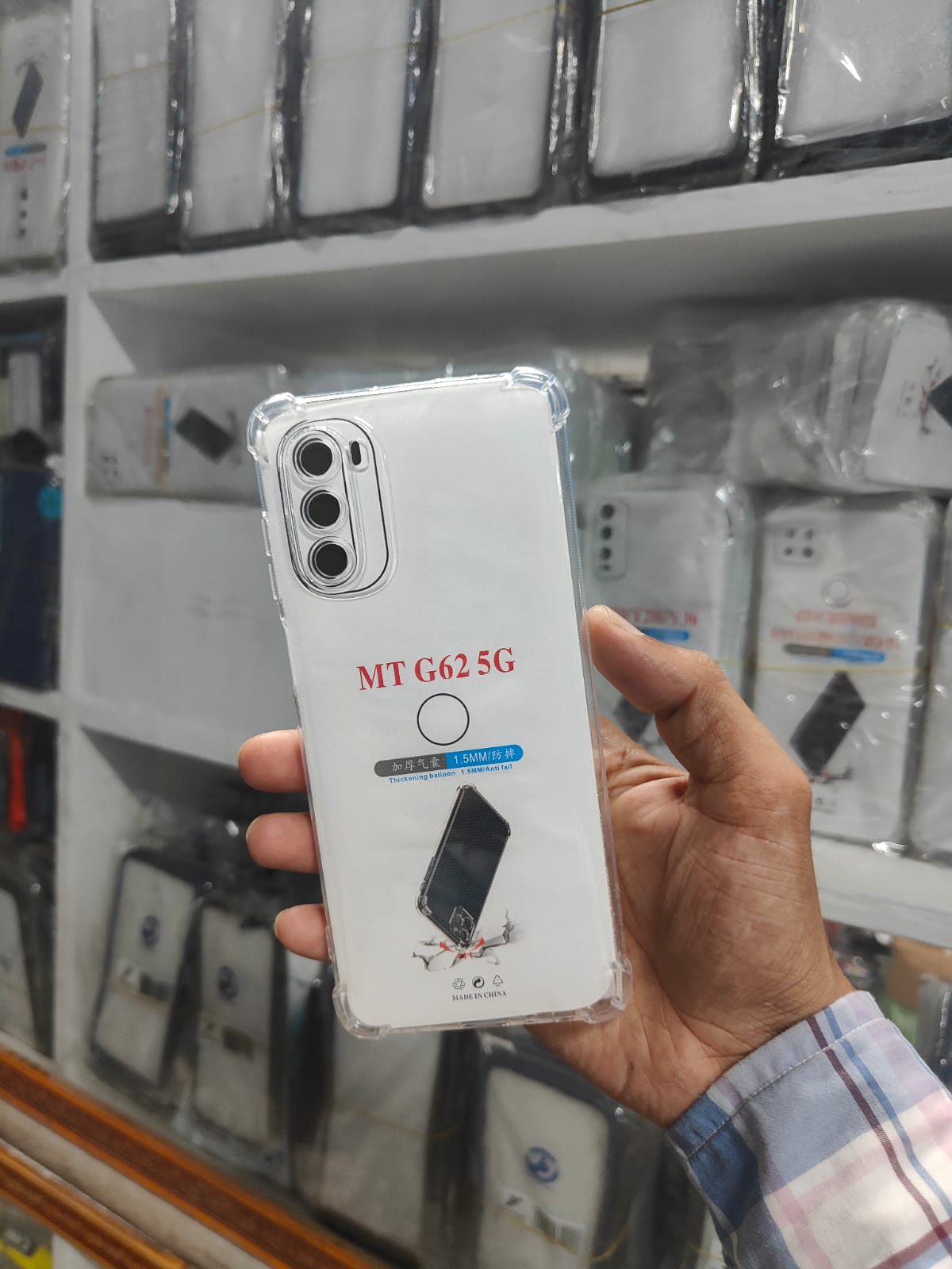 Picture of Motorola Moto G62 5G Transparent Back Cover