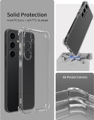 Picture of Samsung  Galaxy A55 (5G) Soft Transparent shockproof Tpu Back Case/Cover Water Colour
