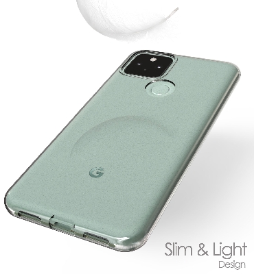 Picture of Google pixel 5a Transparent Soft Flexible Clear TPU Back Case Cover