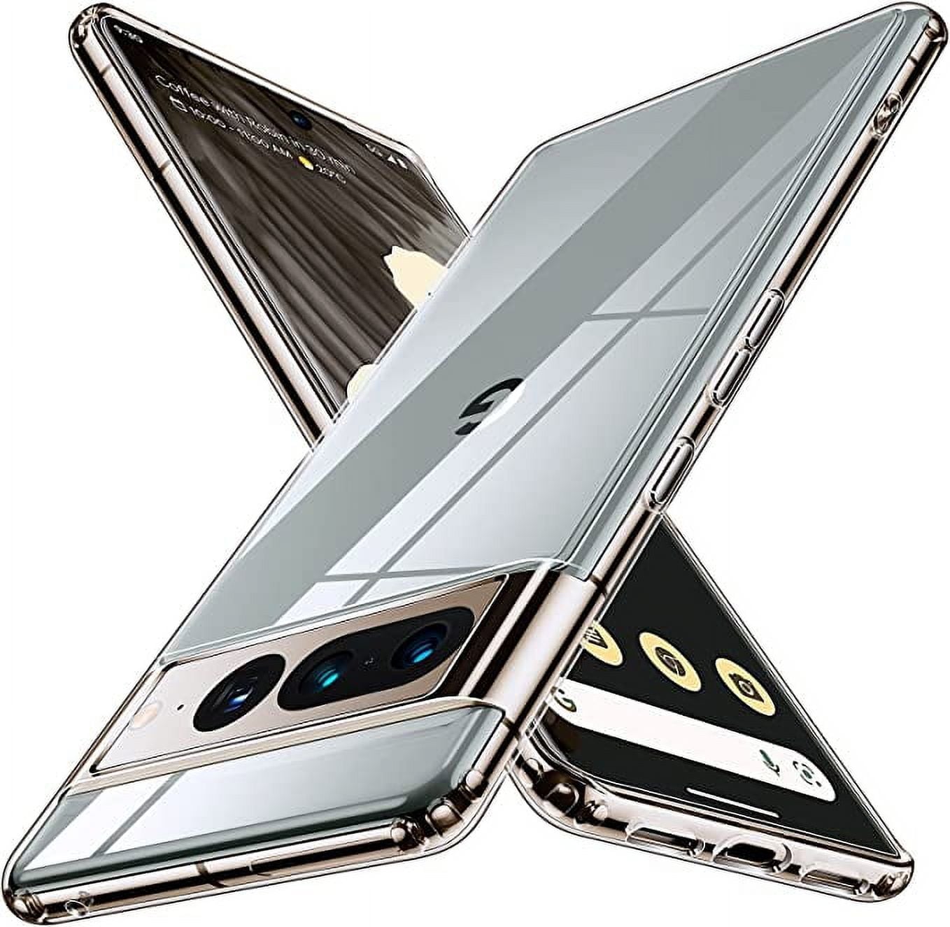 Picture of Google pixel 7 /pixel 7 pro / pixel 7a Transparent Soft Flexible Clear TPU Back Case Cover