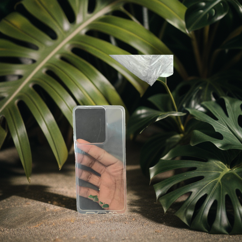 Picture of For Vivo y36 4G/5G Vivo Y27S Transparent Case Flexible Clear Transparent Soft TPU Back Mobile Cover Case