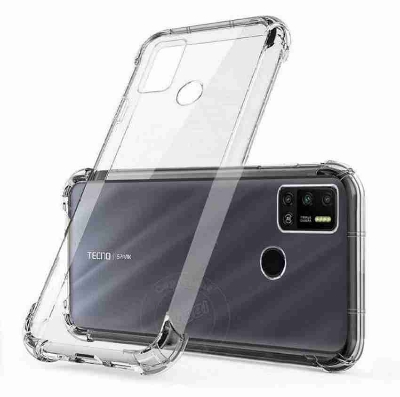 Picture of For Tecno Spark 6 Go/Tecno Spark 6 Go 2020 Soft Silicon Transparent Bumper Case Back Cover