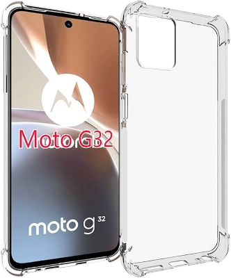 Picture of Motorola Moto G32 Premium Silicone Case Crystal Clear Soft TPU Ultra-Thin Transparent Flexible Protective Mobile Phone Back Cover