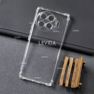 Picture of For Tecno Spark 20 Pro Plus 5G Shockproof TPU Bumper Clear Soft Silicone Acrylic Mobile Phone Case [ Pani Cover ] Back Cover