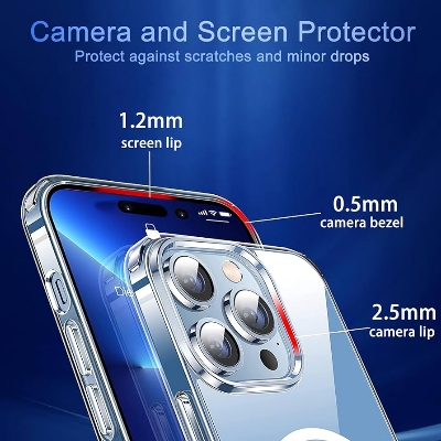 Picture of For infinix smart 8 Silicone Airbag cover Shockproof Transparent Protective Clear Back Cover TPU Case