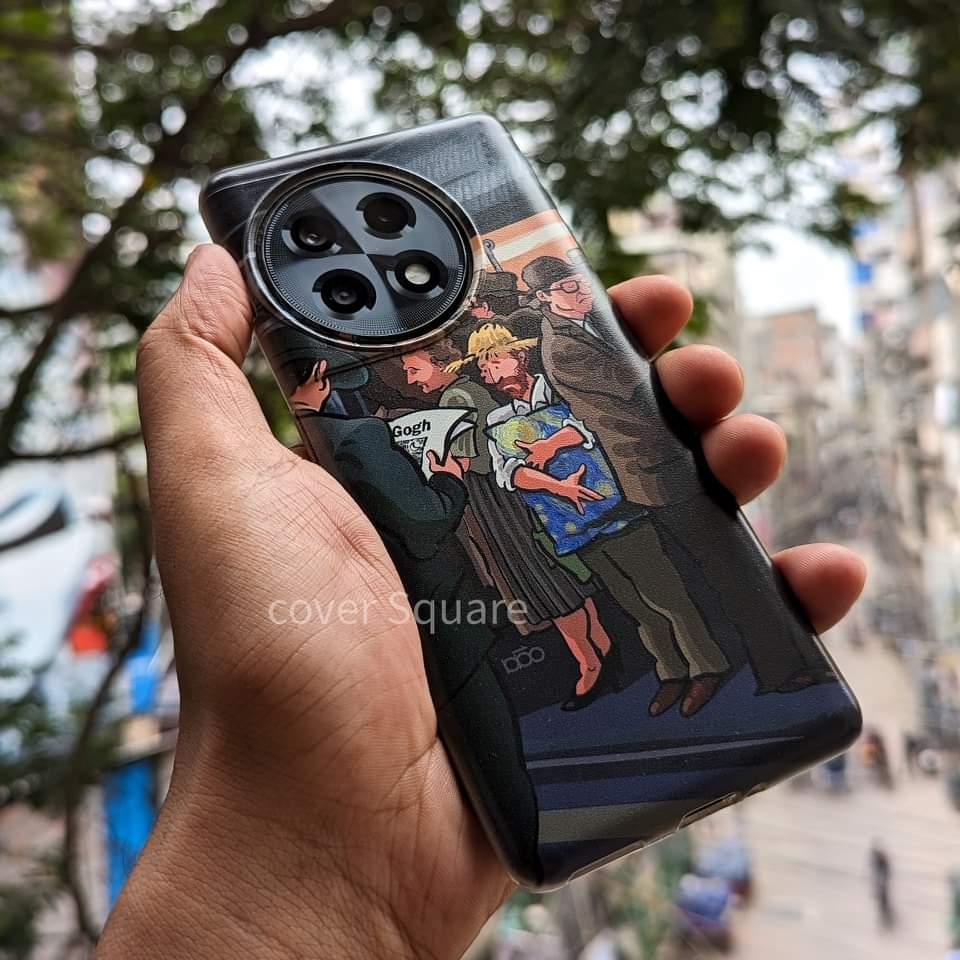 Picture of Premium Liquid Silicon Phone Case For One Plus 11 5G Luxury Shockproof Liquid Silicone Case Customize Protection Back Cover Soft Case 1+11 5G Cover