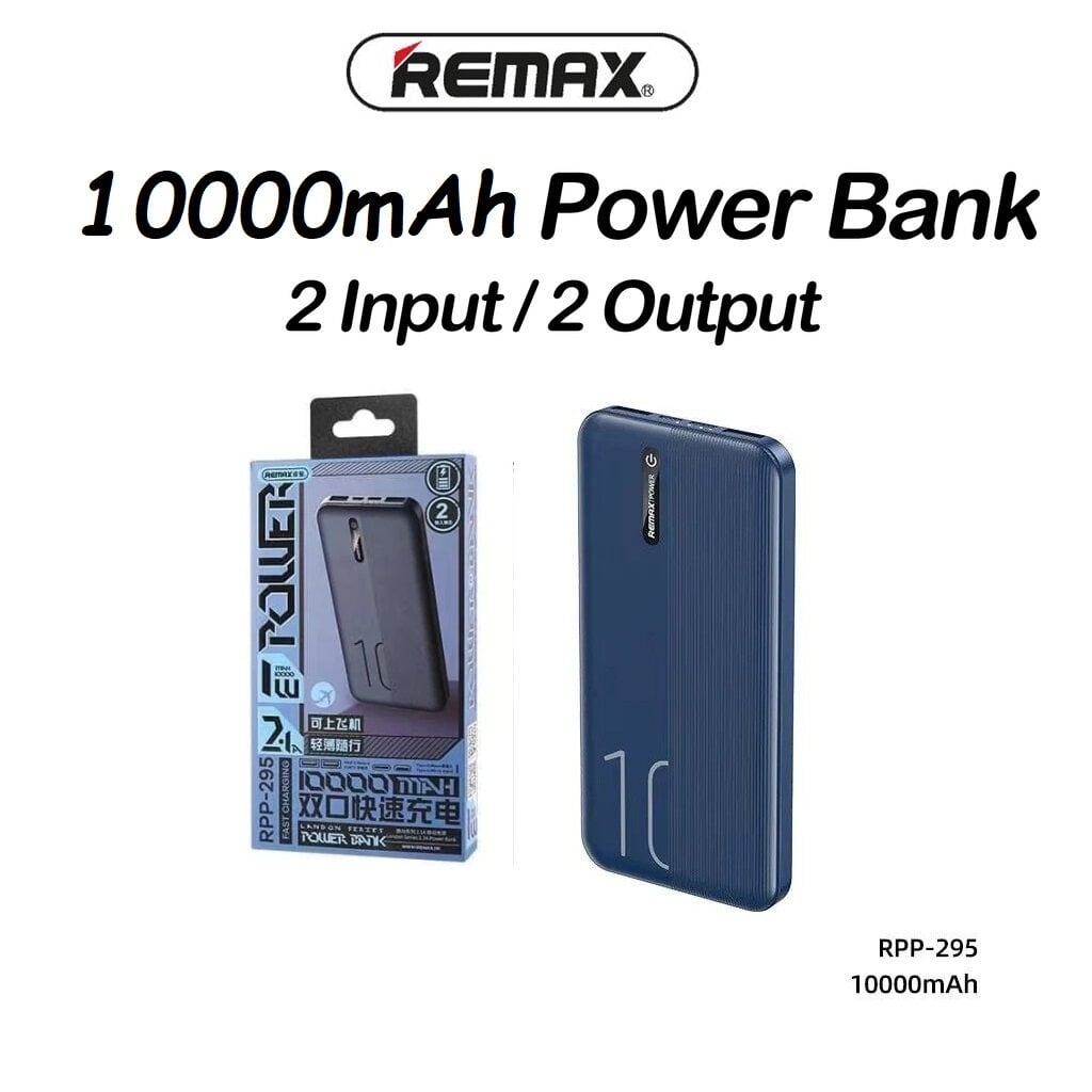 Picture of REMAX RPP-295 LONDON SERIES 10000mAh 2.1A Fast Charging Power Bank