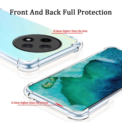 Picture of transparent back cover for Oppo reno 12F /Oppo Reno 12F 5G
