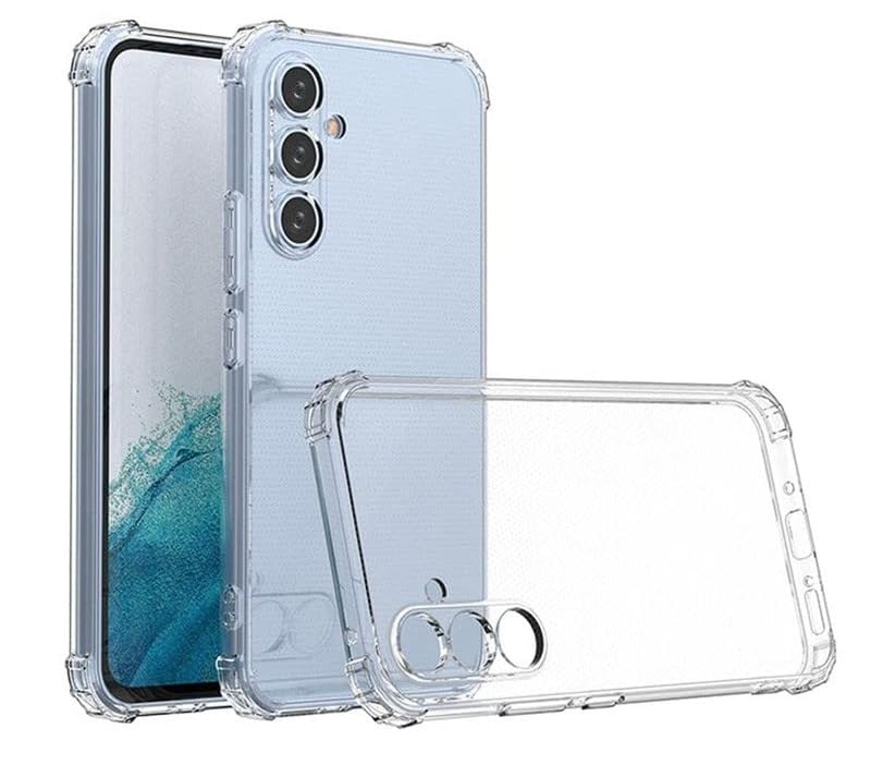 Picture of Samsung Galaxy M34/F34 TPU Back Cover Shockproof Silicone Bumper - Transparent