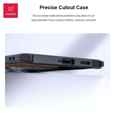Picture of Xundd Protective Cover For Samsung Galaxy S22 Ultra 5G Cases Shockproof Airbag Bumper Soft Back Transparent Shell Covers