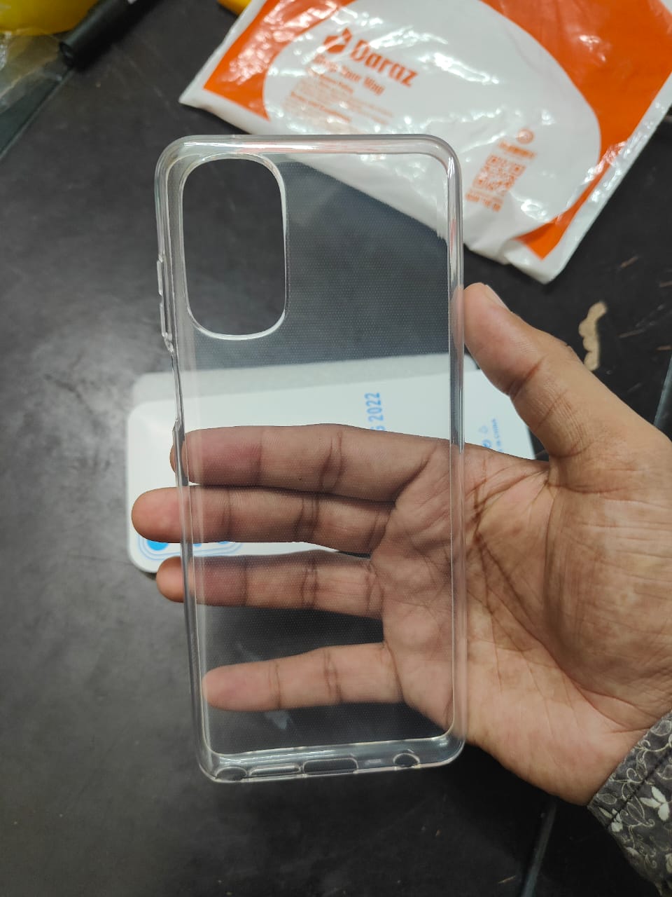 Picture of For Realme X7  Luxury Crystal Clear Case Soft Silicone Shockproof Transparent Shell TPU Back Cover realme X7