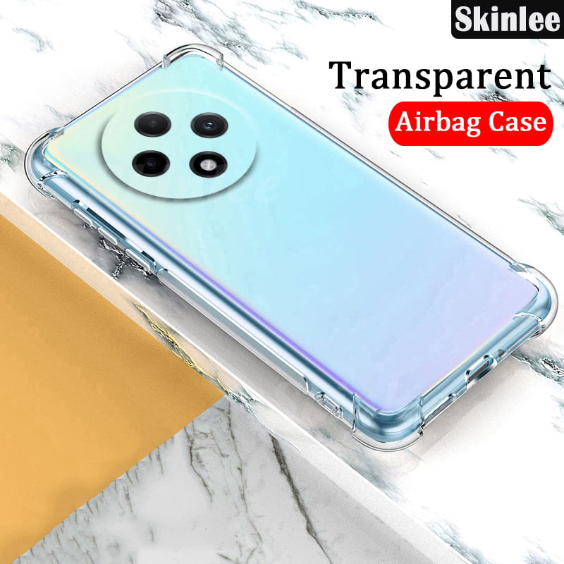 Picture of Phone case For OPPO Reno 12F Back cover Air Protection Silicone Clear Transparent Shockproof Cover For OPPO Reno 12F 5G Cover cases