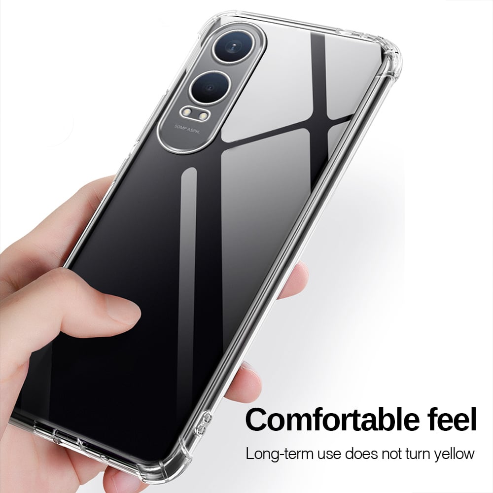 Picture of Shockproof Airbag Phone Case For OnePlus Nord CE4 Lite Full Lens Protector Shell For 1+ Nord CE4Lite Clear Soft Back Cover Coque