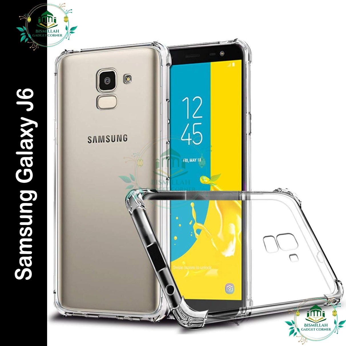 Picture of Transparent back cover For Samsung Galaxy J6 Luxury transparent Protect Back Cover Soft Case