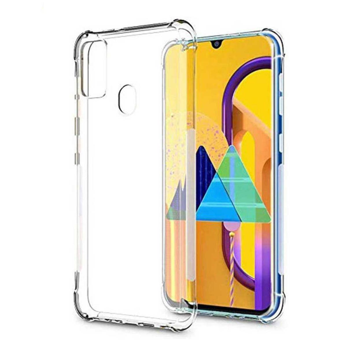 Picture of For samsung galaxy M21 M30s Fashionury Transparent Back Case Cover (Soft & Flexible & Camera Protection Back Case)