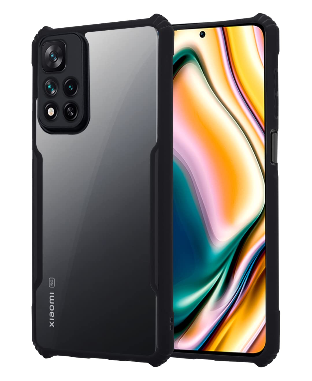 Picture of Xiaomi 11i 11i HyperCharge 5G Clear Cases Transparent Crystal Clear Covers With Slim Design For Xiaomi 11i Durable And Reliable Phone Back Covers