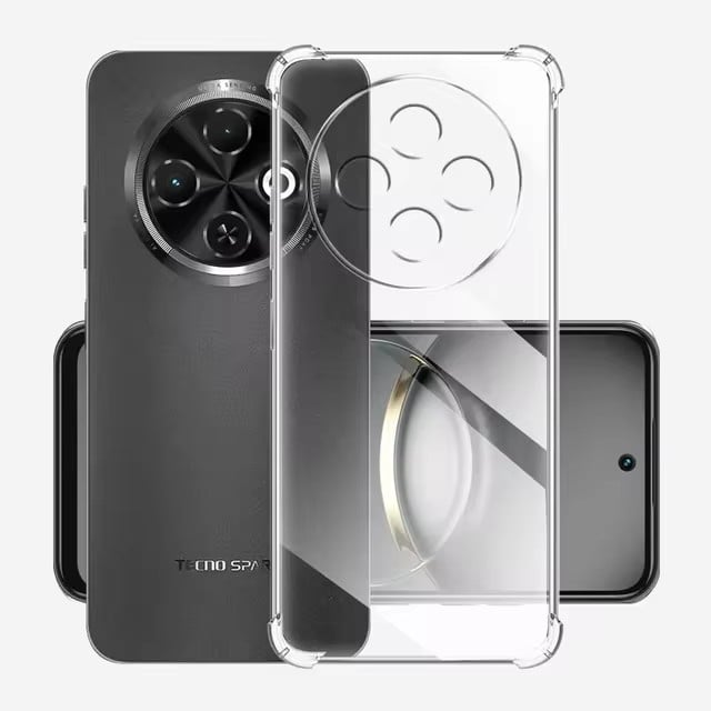 Picture of Xiaomi Redmi 14C 4g Flexible Clear Transparent Soft TPU Back Case Back Cover (Back Case Cover For Smartphone)