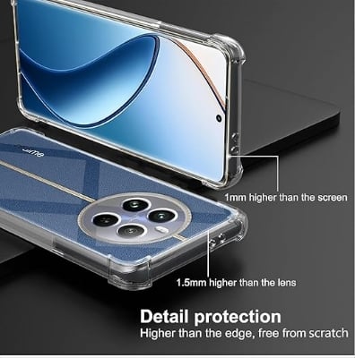 Picture of "Realme 12 5G ClearFlex Soft TPU Bumper Case"