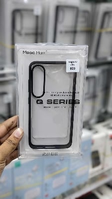 Picture of For Samsung Galaxy S23- Luxury Premium Quality Antibacterial Q Series Clear Glass Case Cover