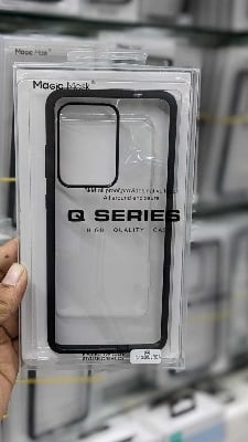 Picture of For Samsung Galaxy S20 Ultra - Luxury Premium Quality Antibacterial Q Series Clear Glass Case Cover