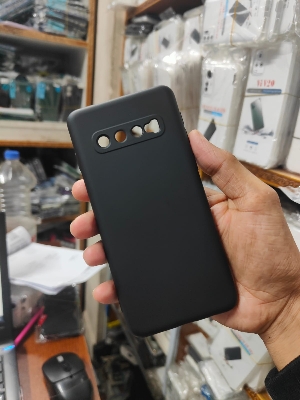 Picture of Biruiqu For Samsung Galaxy S10 Plus S10+ Case Liquid Silicone Soft Rubber Shockproof Cover
