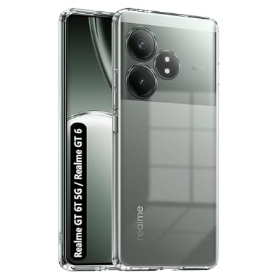 Picture of Realme GT 6T 5G Transparent Soft & Flexible TPU Mobile Back Cover