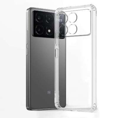 Picture of Xiaomi Poco X6 Pro 5G Transparent Soft & Flexible TPU Mobile Back Cover