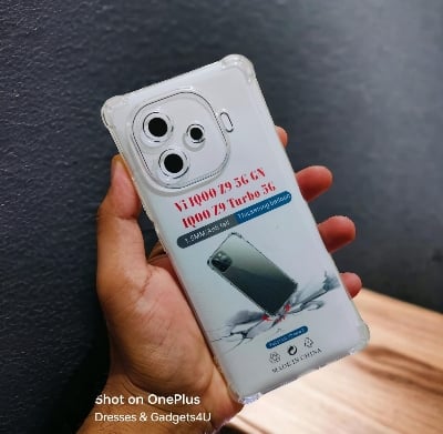 Picture of Casotec Crystal Clear Back Case for iQOO Z9 Turbo 5g | Raised Bumps for Camera & Screen Protection | Clear Soft Silicone Back Case Cover for iQOO Z9Turbo5g (TPU | Transparent)